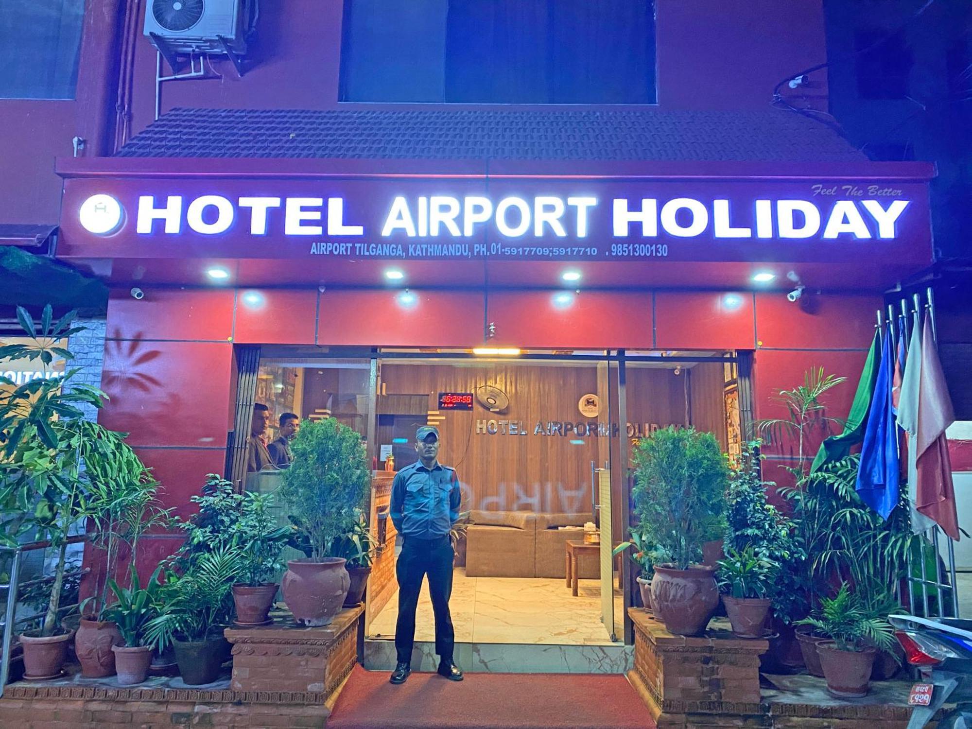 Hotel Airport Holiday Kathmandu Exteriör bild